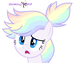 Size: 2040x1751 | Tagged: safe, artist:diamond-chiva, derpibooru import, oc, oc:rainy, pony, bust, female, looking at you, mare, multicolored hair, portrait, simple background, solo, transparent background