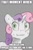 Size: 331x497 | Tagged: safe, artist:silfoe, derpibooru import, edit, sweetie belle, pony, caption, cropped, female, image macro, mare, solo, sweat, text