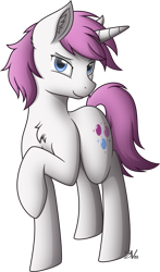 Size: 3000x5103 | Tagged: safe, artist:starlessnight22, derpibooru import, oc, oc:glimmerlight, pony, unicorn, fallout equestria, fallout equestria: murky number seven, bedroom eyes, chest fluff, ear fluff, fanfic art, female, looking at you, mare, raised hoof, simple background, solo, transparent background, vector