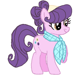 Size: 389x405 | Tagged: safe, artist:qjosh, derpibooru import, suri polomare, earth pony, pony, ascot, clothes, simple background, solo, white background