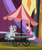 Size: 174x208 | Tagged: safe, derpibooru import, screencap, cheerilee, star bright, earth pony, pony, unicorn, party pooped, cropped, female, male, mare, ponies sitting next to each other, shipping fuel, stallion, table, umbrella