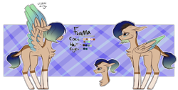 Size: 2154x1098 | Tagged: safe, artist:sweetmelon556, derpibooru import, oc, oc only, oc:fianna, pegasus, pony, female, mare, reference sheet, simple background, solo, transparent background