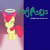 Size: 2000x2000 | Tagged: safe, artist:chreshosk, artist:grapefruitface1, derpibooru import, apple bloom, cute, genesis, halo, implied twilight sparkle, innocent, parody, self promotion, single cover, smiling, solo, vector used