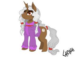 Size: 3000x2300 | Tagged: safe, artist:ghouleh, derpibooru import, oc, oc:broken hourglass, oc:grand fields, pony, unicorn, clothes, compass, female, mare, mature, red eyes, simple background, solo, tail wrap, transparent background