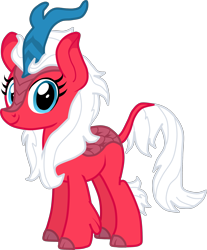 Size: 2051x2479 | Tagged: safe, artist:shadymeadow, derpibooru import, oc, oc only, oc:snowy rose, kirin, cloven hooves, female, kirin oc, simple background, solo, transparent background