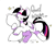 Size: 1820x1600 | Tagged: safe, artist:potetecyu_to, derpibooru import, twilight sparkle, twilight sparkle (alicorn), alicorn, pony, eyes closed, female, good night, mare, pillow, sleeping, solo