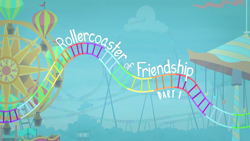 Size: 1920x1080 | Tagged: safe, derpibooru import, screencap, better together, equestria girls, rollercoaster of friendship, equestria land, ferris wheel, hot air balloon, no pony, part 1, roller coaster, title card, tracks