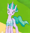 Size: 105x115 | Tagged: safe, derpibooru import, mistmane, cute, faic, gameloft, happy, mistabetes, smiling