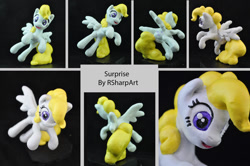 Size: 1024x680 | Tagged: safe, artist:rsharpart, derpibooru import, surprise, pony, craft, irl, photo, sculpture, solo