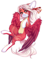 Size: 961x1328 | Tagged: safe, artist:dusty-onyx, derpibooru import, oc, oc:crimura, pegasus, pony, female, mare, simple background, solo, transparent background