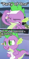 Size: 500x1000 | Tagged: safe, derpibooru import, screencap, spike, dragon, equestria games (episode), caption, carnac the magnificent, envelope reading, exploitable, exploitable meme, johnny carson, meme, parody, pencil, solo