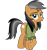 Size: 1886x2000 | Tagged: safe, artist:whalepornoz, derpibooru import, quibble pants, pony, bottomless, clothes, female, partial nudity, rule 63, simple background, smiling, smirk, solo, squabble skirt, transparent background, underhoof