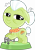 Size: 2292x3253 | Tagged: safe, artist:phucknuckl, derpibooru import, part of a set, granny smith, earth pony, pony, my little pocket ponies, chibi, female, mare, pocket ponies, simple background, transparent background, walker