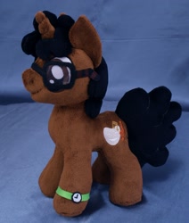 Size: 2048x2411 | Tagged: safe, artist:adamar44, derpibooru import, oc, oc:cinnamon sun, pony, unicorn, glasses, plushie