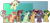 Size: 1024x469 | Tagged: safe, artist:leaf-in-thewind, derpibooru import, oc, oc only, earth pony, hybrid, pegasus, pony, unicorn, base used, colored pupils, crack ship offspring, female, interspecies offspring, magical gay spawn, magical lesbian spawn, male, mare, next generation, offspring, parent:big macintosh, parent:cherry jubilee, parent:coloratura, parent:daring do, parent:discord, parent:fluttershy, parent:marble pie, parent:misty fly, parent:rockhoof, parent:saffron masala, parent:songbird serenade, parent:stellar eclipse, parent:tempest shadow, parent:uncle orange, parent:unknown, parent:vignette valencia, parents:discojubilee, parents:fluttermac, parents:marbleshadow, parents:mistura, parents:orangedo, parents:songbirdvignette, parents:stellarhoof, simple background, stallion, transparent background