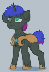 Size: 966x1404 | Tagged: safe, artist:marsminer, derpibooru import, oc, oc only, oc:amped waves, pony, unicorn, male, solo, stallion