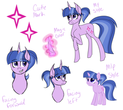 Size: 3000x2700 | Tagged: safe, artist:misskitkat2002, derpibooru import, oc, oc:shadow light, pony, unicorn, female, mare, offspring, parent:flash sentry, parent:twilight sparkle, parents:flashlight, solo