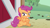 Size: 1280x720 | Tagged: safe, derpibooru import, screencap, scootaloo, one bad apple, angry, barn, crossed hooves, door, solo