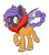 Size: 700x800 | Tagged: safe, artist:jeshh, derpibooru import, oc, oc:misty night, bat pony, manticore, pony, animal costume, clothes, costume, female, mare, nightmare night, nightmare night costume, simple background, solo, transparent background