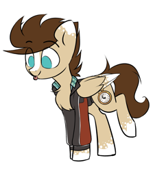 Size: 1633x1804 | Tagged: safe, artist:starlyflygallery, derpibooru import, oc, oc only, oc:skittle, pegasus, pony, chest fluff, clothes, cute, jacket, male, shirt, solo