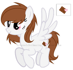 Size: 1024x981 | Tagged: safe, artist:xylenneisnotamazing, derpibooru import, oc, oc:chocolate hearts, pegasus, pony, female, mare, simple background, solo, transparent background