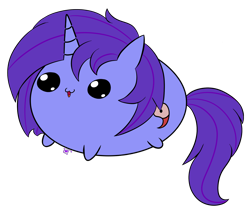 Size: 2182x1843 | Tagged: safe, artist:lullabytrace, derpibooru import, oc, oc:seafood dinner, pony, unicorn, blob, cute, simple background, solo, transparent background