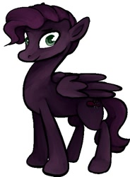 Size: 413x561 | Tagged: safe, artist:tempusfidgets, derpibooru import, oc, pegasus, pony, female, simple background, solo