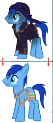 Size: 267x617 | Tagged: safe, artist:earth_pony_colds, derpibooru import, oc, oc only, pony, disguise, meme