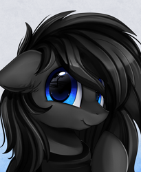 Size: 1446x1764 | Tagged: safe, artist:pridark, derpibooru import, oc, oc only, earth pony, pony, blue eyes, bust, clothes, commission, cute, male, portrait, smiling, solo