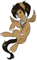 Size: 582x944 | Tagged: safe, artist:starloo, derpibooru import, oc, oc:ash, pegasus, pony