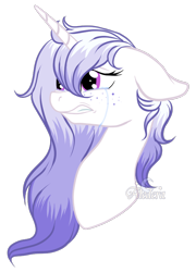 Size: 578x804 | Tagged: safe, artist:aledera, derpibooru import, oc, oc:violet haze, pony, unicorn, bust, crying, female, mare, portrait, simple background, solo, transparent background