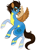 Size: 725x1001 | Tagged: safe, artist:starloo, derpibooru import, oc, oc:ash, pegasus, pony, clothes, solo, uniform, wonderbolts uniform