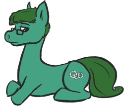 Size: 710x615 | Tagged: safe, artist:tempusfidgets, derpibooru import, oc, oc:tempus fidgets, earth pony, pony, male, short hair, simple background, solo