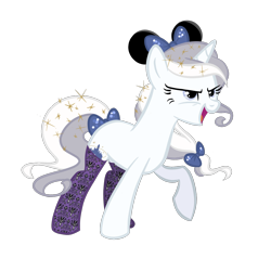 Size: 1200x1200 | Tagged: safe, artist:herfaithfulstudent, derpibooru import, oc, oc only, oc:day dreamer, pony, base used, bow, clothes, haunted mansion, mickey ears, socks, solo, sparkles, vector