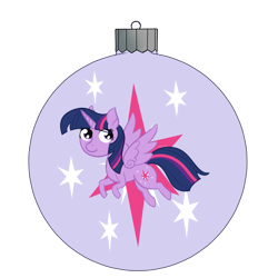 Size: 1181x1181 | Tagged: safe, artist:dyonys, derpibooru import, twilight sparkle, twilight sparkle (alicorn), alicorn, chibi, christmas ornament, decoration, simple background, transparent background