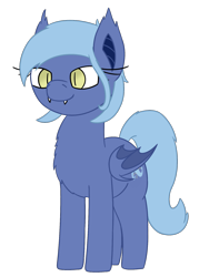 Size: 1306x1823 | Tagged: safe, artist:yannerino, derpibooru import, oc, oc only, oc:wind shear, bat pony, pony, female, folded wings, mare, solo, wings