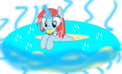 Size: 2037x1239 | Tagged: safe, artist:lanternlight14, derpibooru import, oc, oc only, pony, donut, food, simple background, solo, transparent background