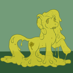 Size: 500x500 | Tagged: safe, artist:autumnbramble, derpibooru import, oc, oc only, goo pony, original species, solo