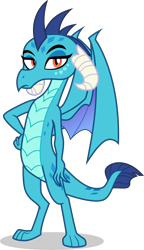 Size: 2798x4873 | Tagged: safe, artist:tomfraggle, derpibooru import, princess ember, dragon, school daze, dragoness, female, simple background, solo, transparent background, vector