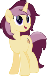 Size: 5000x8093 | Tagged: safe, artist:pilot231, derpibooru import, oc, oc only, oc:lannie lona, pony, unicorn, absurd resolution, female, mare, movie accurate, simple background, solo, transparent background, vector