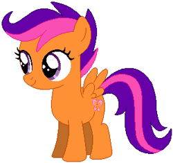 Size: 305x287 | Tagged: safe, artist:selenaede, artist:user15432, derpibooru import, scootaloo, scootaloo (g3), pegasus, pony, g3, base used, g3 to g4, generation leap, hasbro, hasbro studios