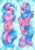 Size: 1024x1445 | Tagged: safe, artist:twigileia, derpibooru import, aloe, earth pony, pony, body pillow, body pillow design, female, mare, obtrusive watermark, solo, underhoof, watermark