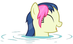 Size: 5000x3000 | Tagged: safe, artist:mundschenk85, derpibooru import, bon bon, sweetie drops, earth pony, pony, eyes closed, female, laughing, mare, open mouth, simple background, solo, transparent background, vector, wet mane