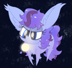 Size: 1200x1133 | Tagged: safe, artist:dragonpone, derpibooru import, oc, oc only, oc:midnight dew, pony, unicorn, chest fluff, ear fluff, female, leg fluff, lidded eyes, mare, solo, space