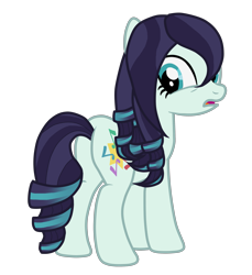 Size: 3049x3331 | Tagged: safe, artist:seaswirls, derpibooru import, coloratura, pony, alternate hairstyle, plot, rara, solo