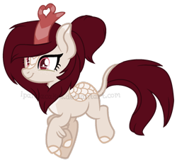 Size: 878x809 | Tagged: safe, artist:ipandacakes, derpibooru import, oc, oc:pancake, kirin, sounds of silence, female, kirin-ified, simple background, solo, species swap, transparent background