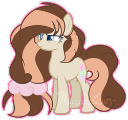 Size: 2062x1932 | Tagged: safe, artist:macaroonburst, derpibooru import, oc, oc:macaroon burst, earth pony, pony, base used, female, mare, obtrusive watermark, simple background, solo, transparent background, watermark