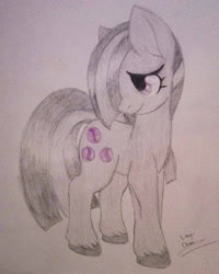 Size: 947x1184 | Tagged: safe, artist:envygirl95, derpibooru import, marble pie, pony, solo, traditional art