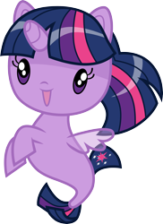 Size: 3000x4124 | Tagged: safe, artist:cloudyglow, derpibooru import, twilight sparkle, twilight sparkle (alicorn), alicorn, seapony (g4), cutie mark crew, female, fin wings, open mouth, seaponified, seapony twilight, simple background, solo, species swap, toy, transparent background