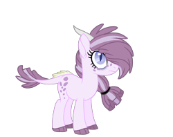 Size: 2400x1900 | Tagged: safe, artist:antiwalkercassie, derpibooru import, oc, oc:rose quartz, dracony, hybrid, female, interspecies offspring, offspring, parent:rarity, parent:spike, parents:sparity, simple background, solo, transparent background